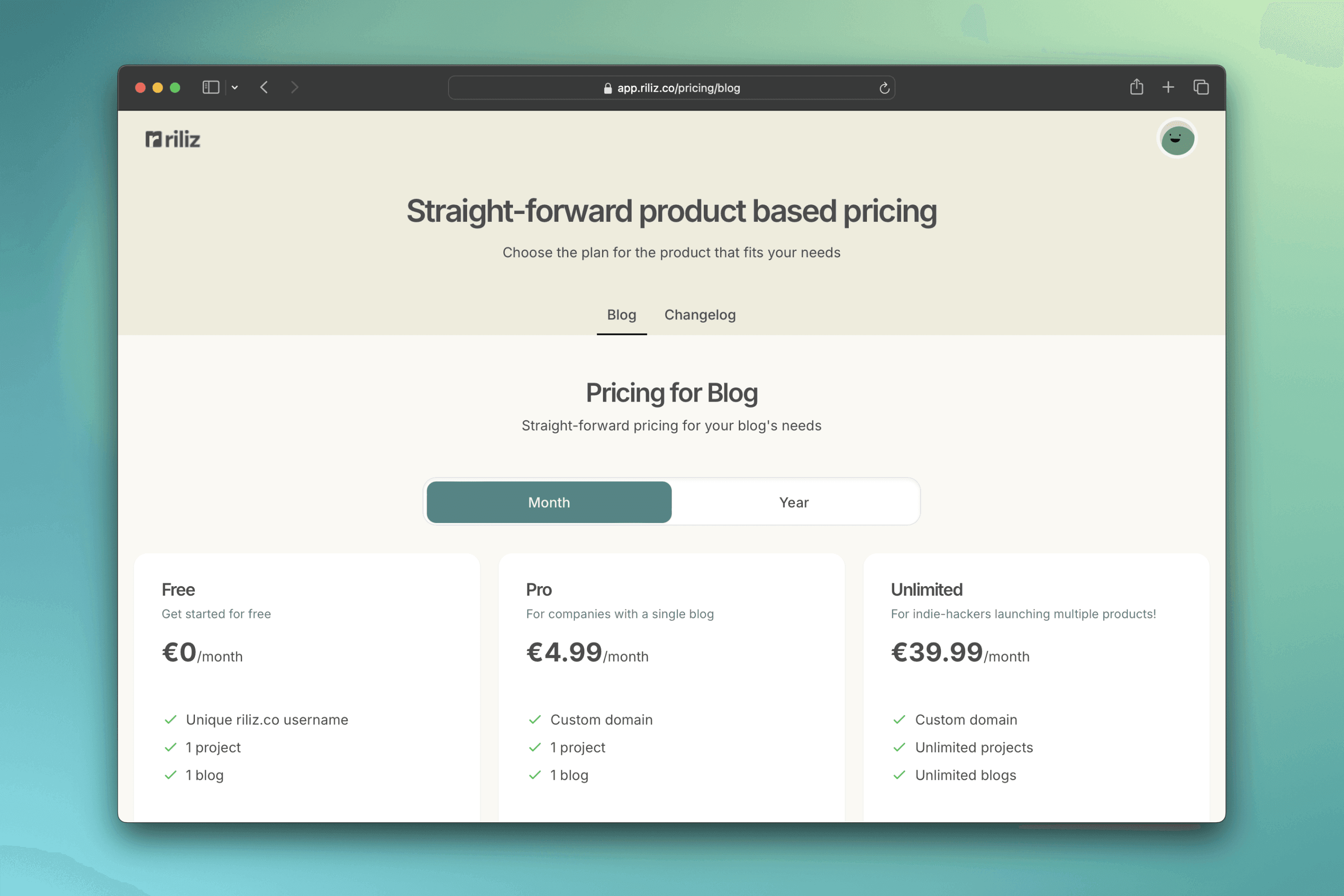 Product based pricing